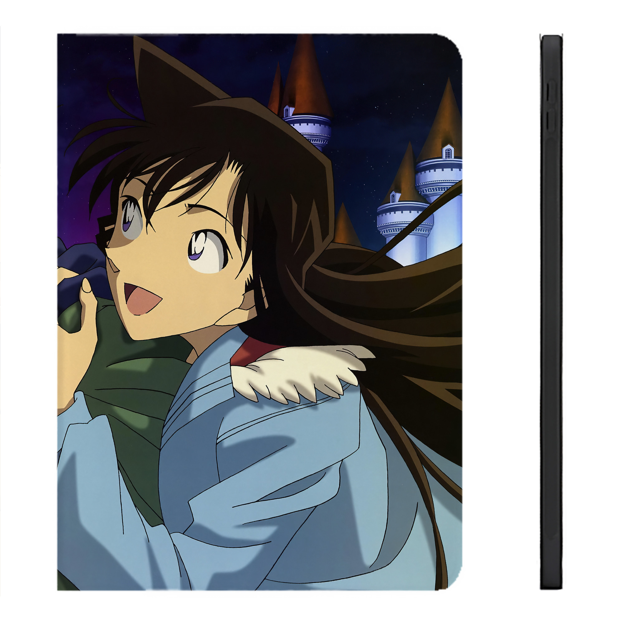 （画像用） 名探偵コナン Detective Conan IPadケース ペンホルダー付き ブックスタイルデザイン